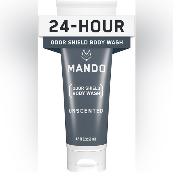 Mando Odor Shield Body Wash - 24 Hour Control - Removes Odor Better than Soap - Picture 1 of 1
